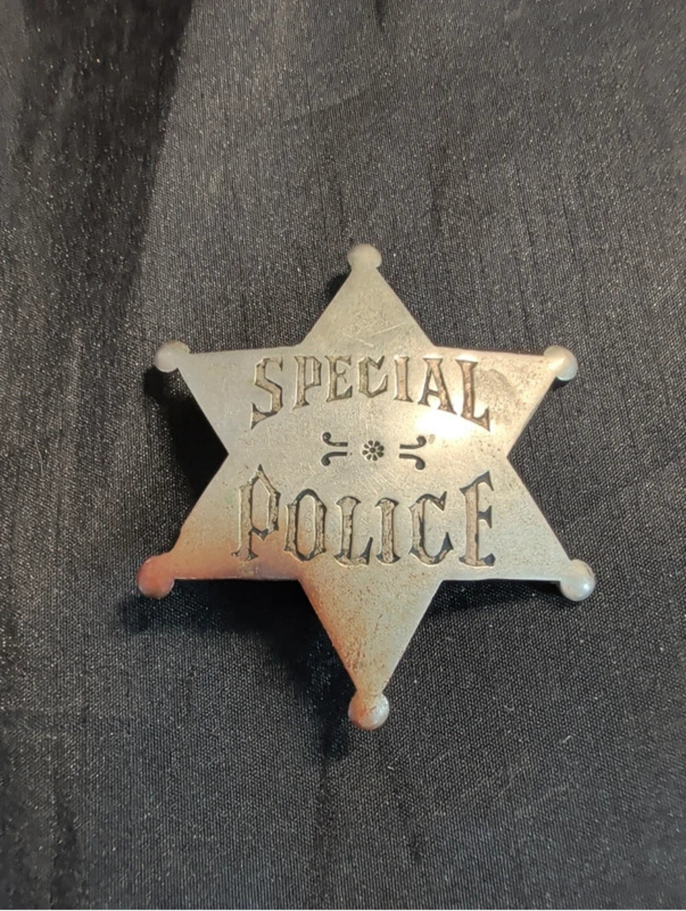Antique special police 6 point star badge